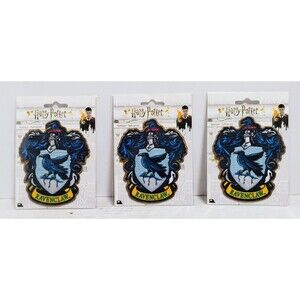 SIMPLICITY BY DESIGN HARRY POTTER RAVENCLAW 4.5” IRON ON PATCH LOT OF 3 NEW